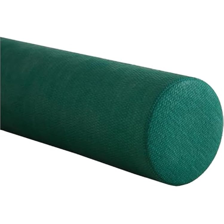 Waterproof Soft Round Roll Waist Cushions, Long Armrest Bolster Pillow for Sleeping Head Neck Back Legs,Yoga, Cervical Neck Pillow Orthopedic Pillow Green 12cm40cm