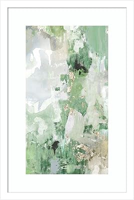 Amanti Art Framed Wall Art Print 21x14 Jadeite by PI Studio, Abstract Wall Art, Modern Contemporary Decor, Small Poster Painting Artwork for Living Room, Bedroom, Bathroom, Kitchen, Office or